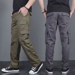 Men's Straight Loose Outdoor Casual Wear-resistant Work Pants