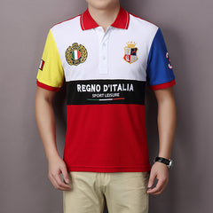 New arrival short-sleeved casual sports embroidered cotton polos