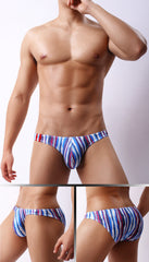 Men's Low-rise Printed Breathable Briefs