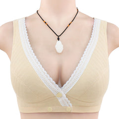New Lace Front Button Bra