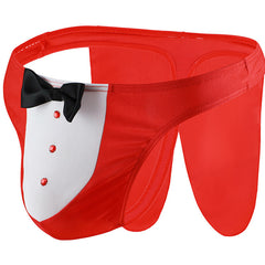 Men's Bow Sexy Low Rise Breathable Thong