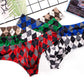 Men's Plaid Print Ice Silk Thread Underwear