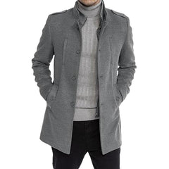 Men's Casual Comfortable Woolen Coat