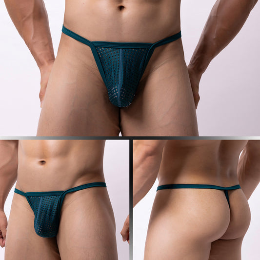 Men's Low Rise Sexy Mesh Breathable Thong