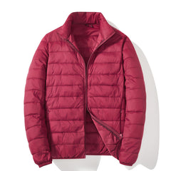 Men's White Duck Down Casual Warm Down Jacket