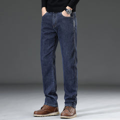 Men's Loose Straight New High-end Jeans
