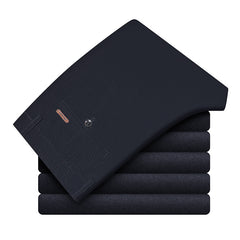 Men's Straight Loose Elastic Business Casual Pants