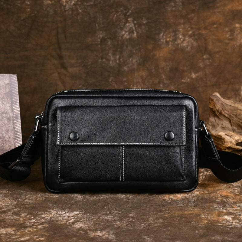 Men's New Fashion Multifunctional Cowhide Shoulder Bag