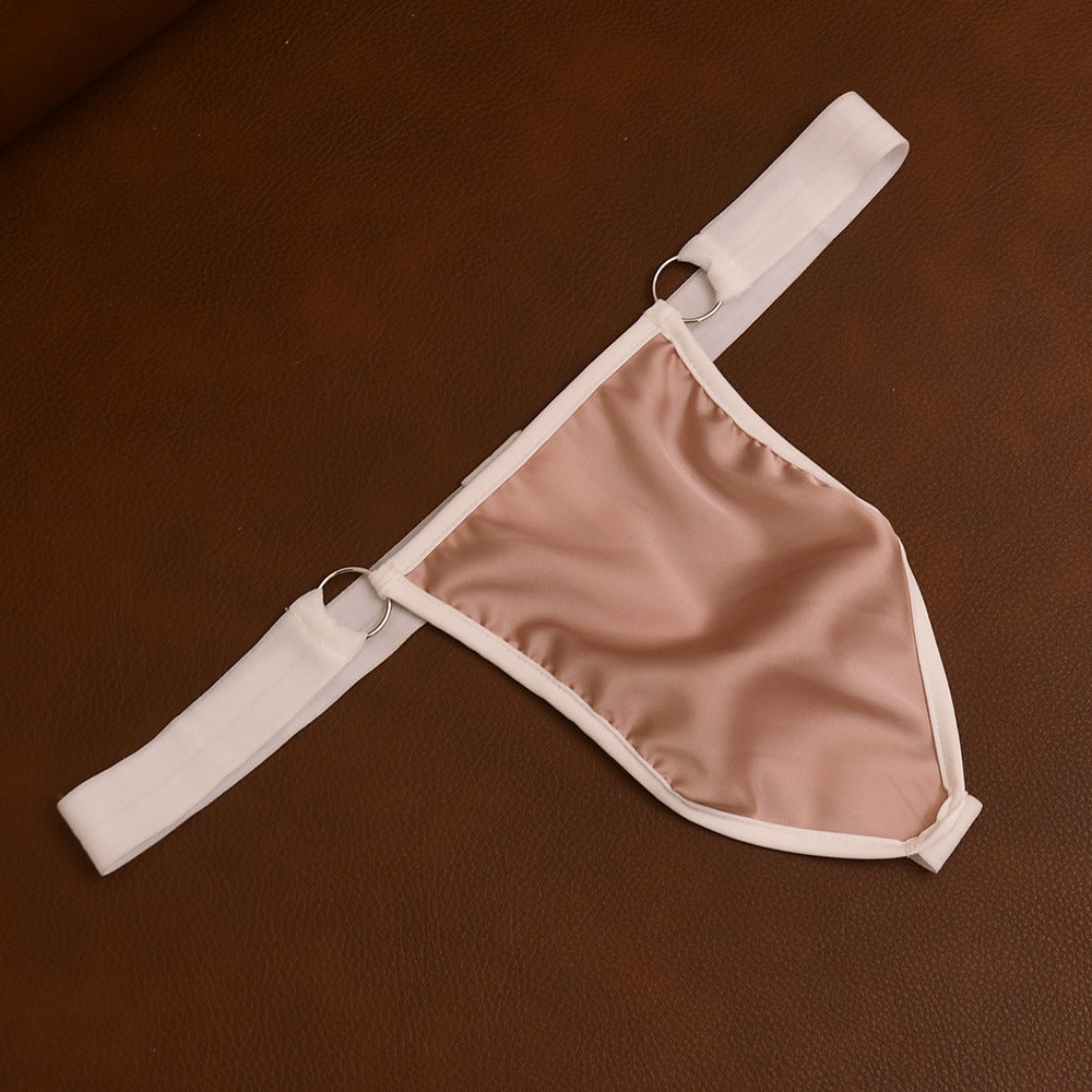 Sexy Stretchy Low-rise Satin Thong