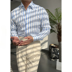 Men's Casual Striped Shirt