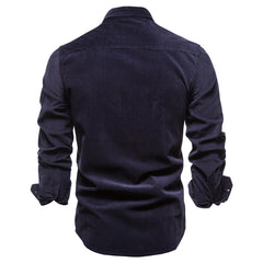 Men's Corduroy Business Casual Shirt