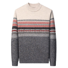 Men's 100% Pure Wool Thick Warm Sweater