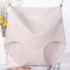 High Waist Plus Size Stretch Breathable Panties
