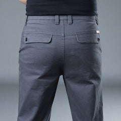 2024 Men's New Slim Straight High-end Cotton Casual Pants