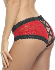 Sexy Crotchless Lace Thong