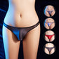 Men's Sexy Breathable Low Waist Transparent Stretch Briefs