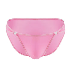 Men's New Unbuttonable Ice Silk Transparent Low-waist Briefs