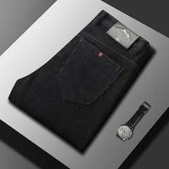 Men's Plus Velvet Casual Straight Corduroy Pants