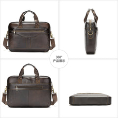 Men's Business Genuine Leather Briefcase