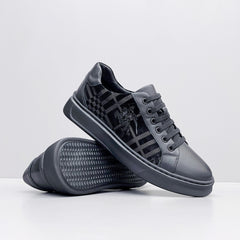 Men's High-end Leather Soft-soled Casual Shoes
