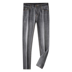 High-end fashion slim fit casual trendy jeans