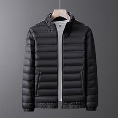 Men's Winter Stand Collar Lightweight Down Jacket