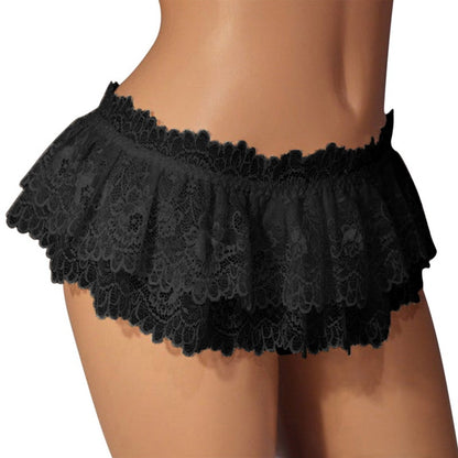 Sexy Lace Mini Tight Thong Skirt