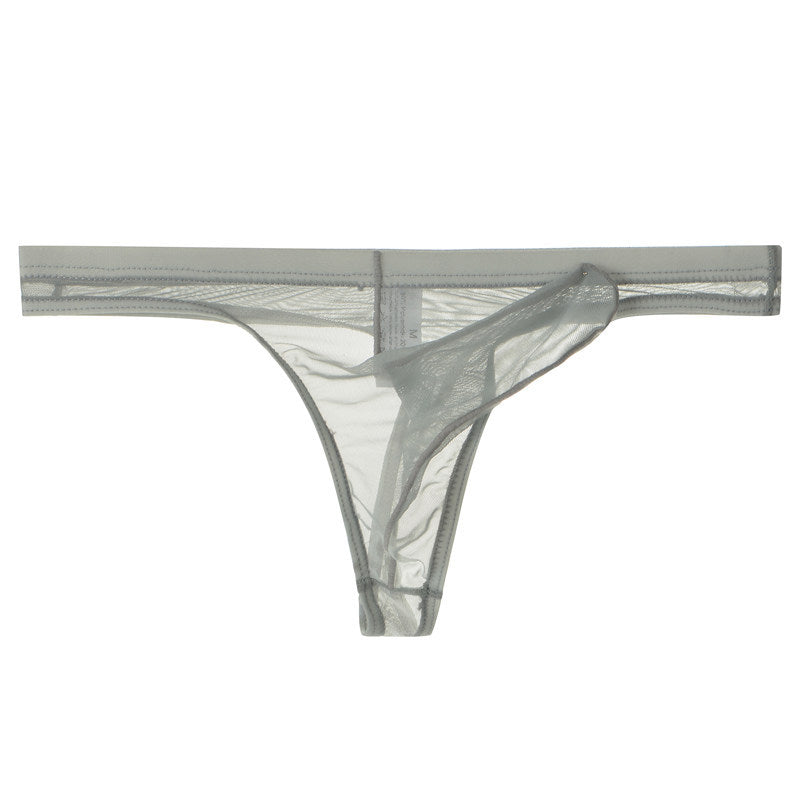 Ultra-thin mesh transparent thong