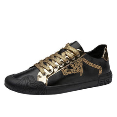 Men's Genuine Leather Casual Sneakers