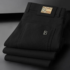 Men's High-end Stretch Casual Jeans