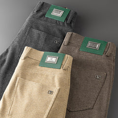 2024 Winter Thick Wool Warm Straight Business Casual Pants