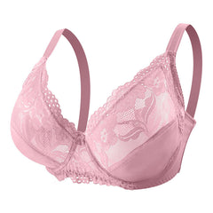 Plus Size EF Bra Cup U Shape Backless Sexy Lace Bra