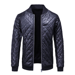 2023 New Men's Slim Leather Jacket
