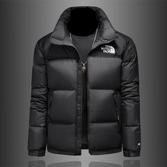 Men's Fashionable Warm White Duck Down Thickened Down Jacket