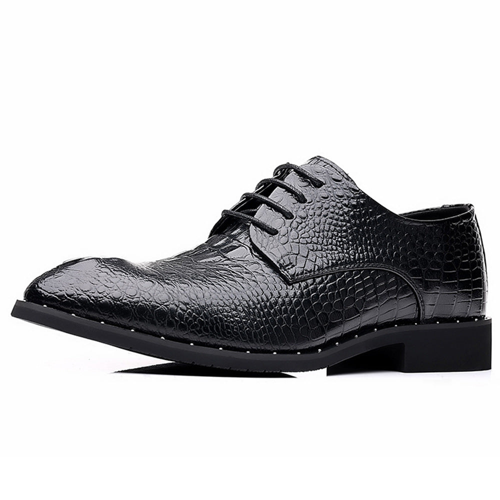 2023 New Men's Business Soft Sole Casual Wear-Resistant Breathable Anti-Slip Leather Shoes