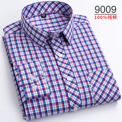 Oversized Cotton Fashionable Plaid Shirt