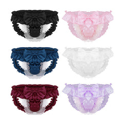 Men's Lace Satin Sexy Panties
