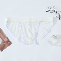 Men's Ultra-thin Transparent Mesh Breathable Briefs