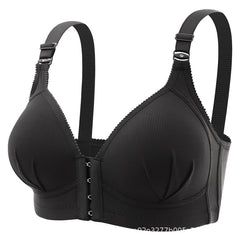 Large size front clasp no steel ring beautiful back bra