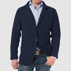 Men's Stylish Casual Stand Collar Knitted Jacket