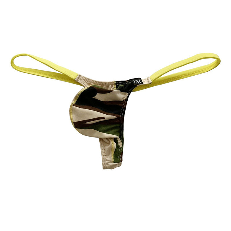 Men's camouflage skin-friendly thong