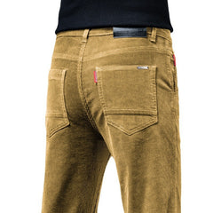 Men's Straight Warm Corduroy Pants