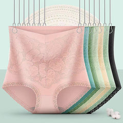 High waist antibacterial antibacterial hip lifting plus size panties
