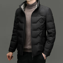 New multi-color stand collar fashionable and versatile 90 white duck down jacket