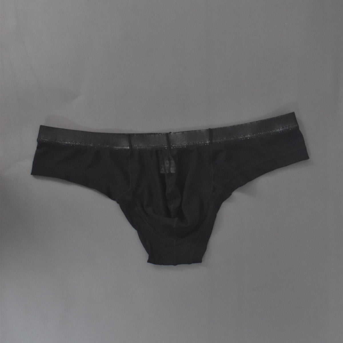 Men's Nylon Low-Rise Fashion Solid Color Sexy Boxer Briefs