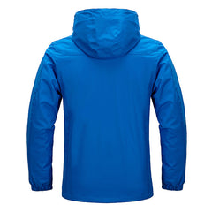 Men's Casual Outdoor Windproof and Rainproof Hooded Jacket