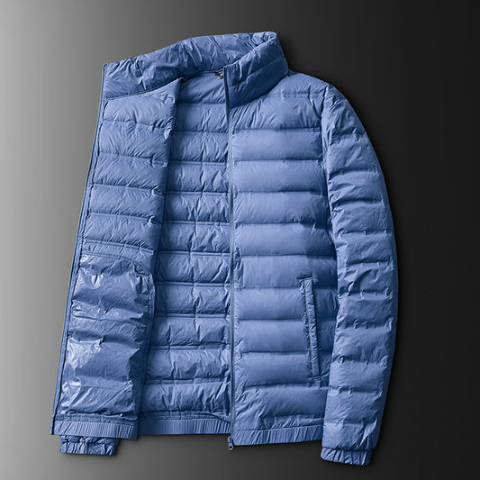 Men's Winter Stand Collar Lightweight Down Jacket