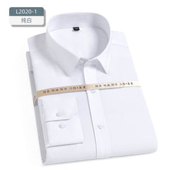 Men's Waterproof, Oil-proof, Stain-proof, Non-ironing Stretch Business Casual Shirt