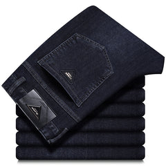 High end stretch business casual jeans