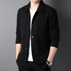 2024 New Men's Casual Lapel Loose Jacket